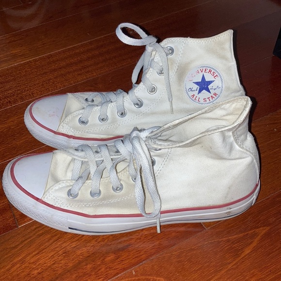 Converse Shoes - White High Top Converse